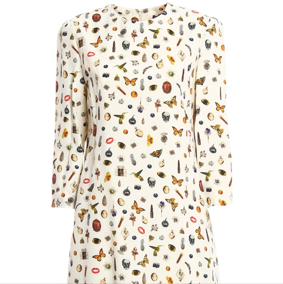 Alexander McQueen obsession print dress aso celebrities blogger favorite - Picture 3 of 3